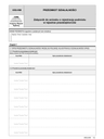 KRS-WM Przedmiot działalności - Załącznik do wniosku o rejestrację podmiotu w rejestrze przedsiębiorców